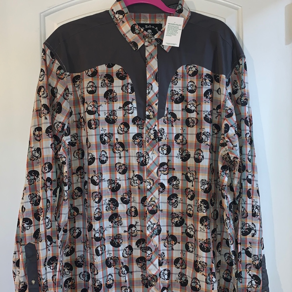 Rock Roll n Soul Men’s long sleeve button down